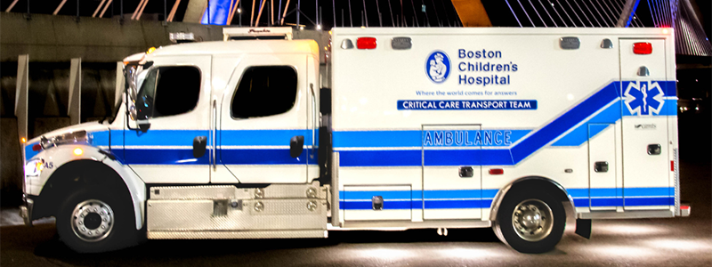 Boston Children's Critical Care Transport Ambulance